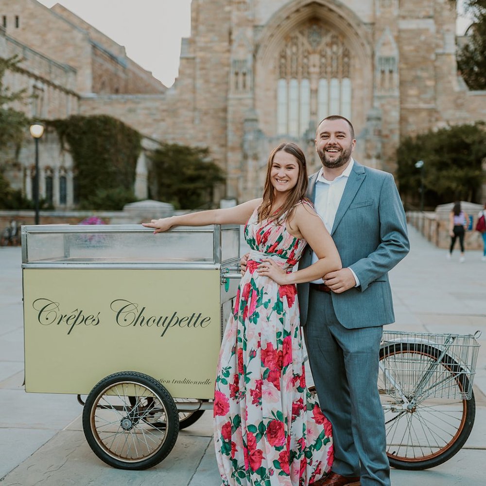 Calvin Klein long floral pleated bodice gown